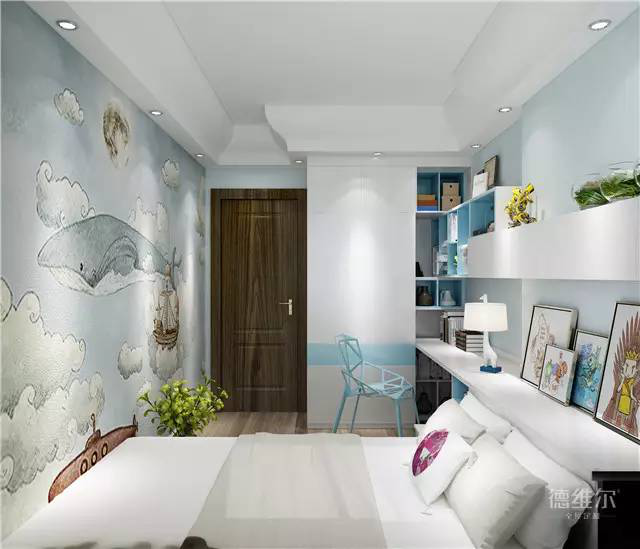 干貨 126㎡4室2廳裝修效果圖！德維爾衣柜商城（圖）_7