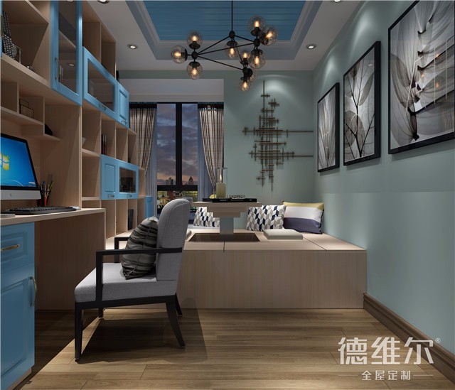 書房+臥室=榻榻米 定制家具上德維爾商城（圖）_4