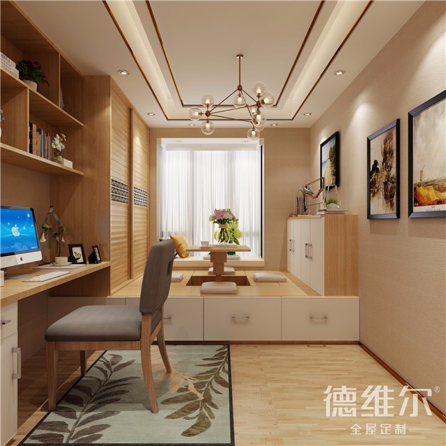 書房+臥室=榻榻米 定制家具上德維爾商城（圖）_7