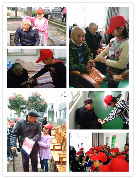 感恩教育走進(jìn)敬老院  坤凡蒙城分校與愛同行（圖）_3