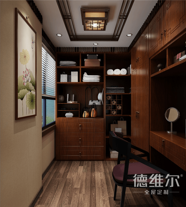 5㎡打造梳妝臺(tái)+衣帽間！定制家具德維爾商城（圖）_2