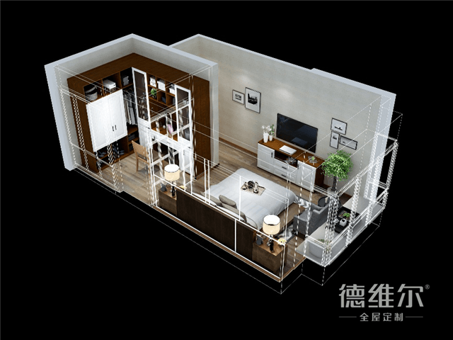 5㎡打造梳妝臺(tái)+衣帽間！定制家具德維爾商城（圖）_4