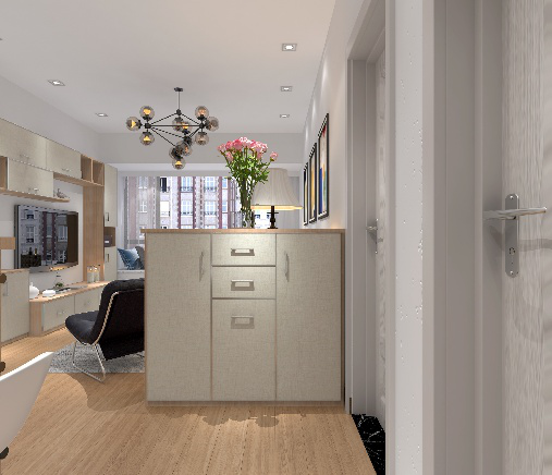 定制家具德維爾商城 玄關(guān)柜如何表現(xiàn)野心?。▓D）_1