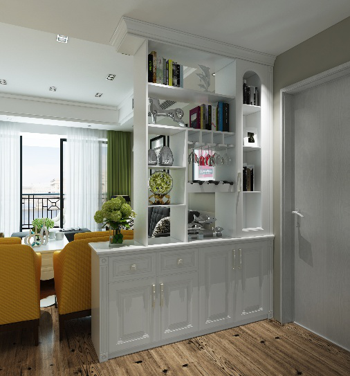 定制家具德維爾商城 玄關(guān)柜如何表現(xiàn)野心！（圖）_2