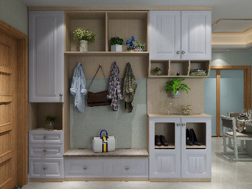 定制家具德維爾商城 玄關(guān)柜如何表現(xiàn)野心?。▓D）_4