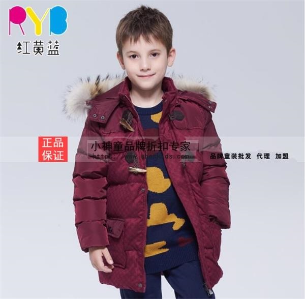 小神童童裝,紅黃藍(lán)秋冬款品牌折扣童裝批發(fā)_1