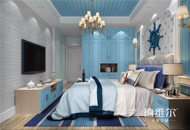 經(jīng)典地中海風(fēng)格三室兩廳 定制家具德維爾商城（圖）_5