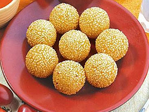 空心芝麻球技術(shù)哪里有培訓(xùn)（圖）_3