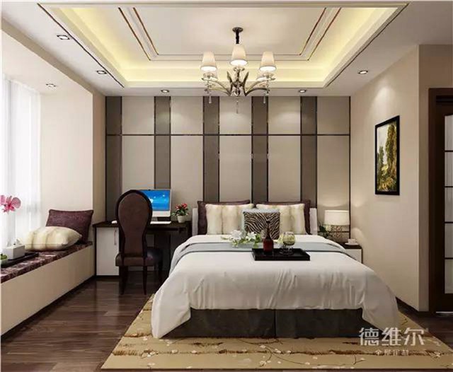 84㎡三室兩廳裝修案例【德維爾商城全屋定制家具】（圖）_7