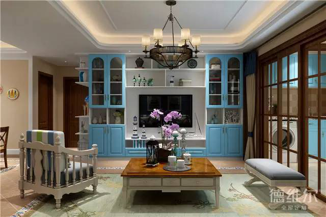 【全屋定制家具德維爾商城】地中海裝修案例（圖）_2