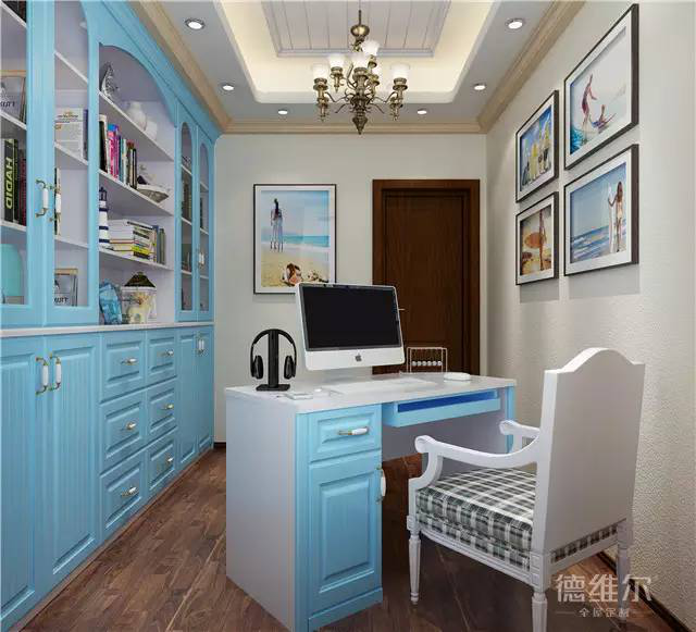 【全屋定制家具德維爾商城】地中海裝修案例（圖）_8