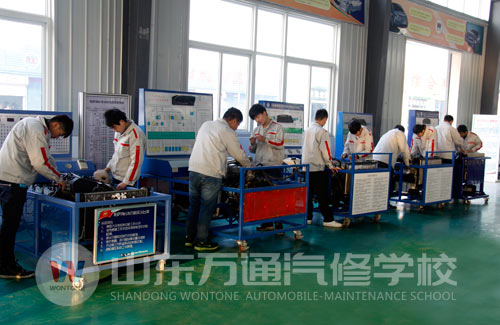 山東萬通教學(xué)場所6S管理評比啟動（圖）_2