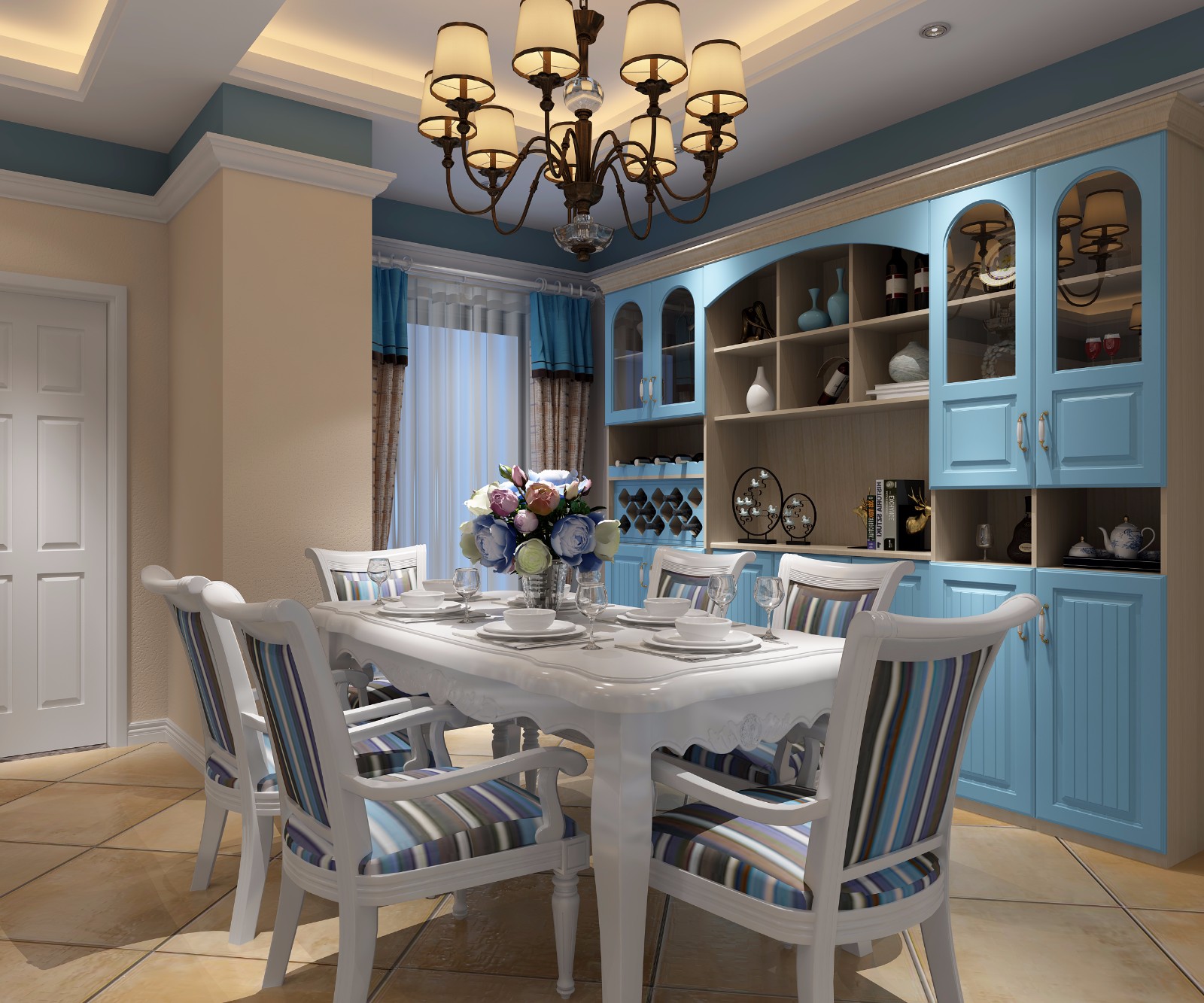 這樣的餐廳設(shè)計真有愛！德維爾商城定做家具（圖）_4