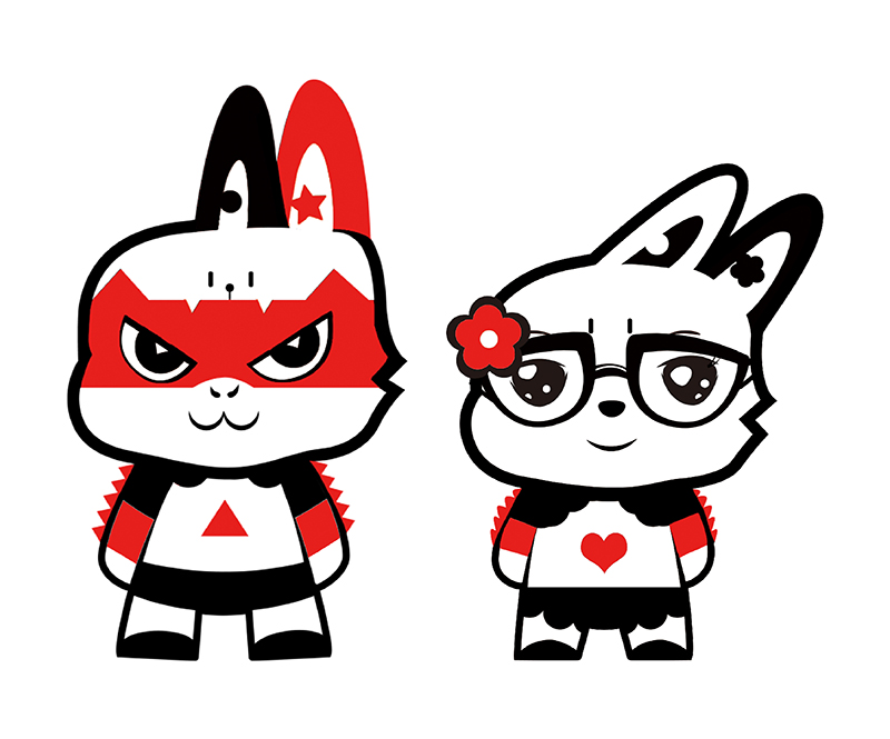 AA國際動(dòng)漫吉祥物大A、兔咪向你表白_1