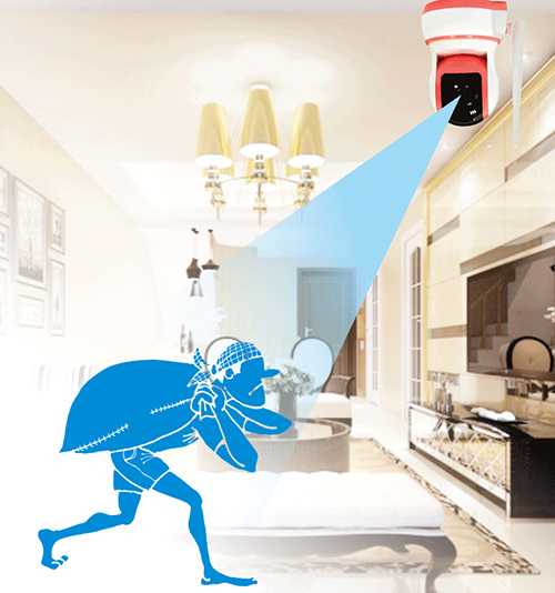 德犬智能攝像頭提醒，高樓防盜不能松懈（圖）_6