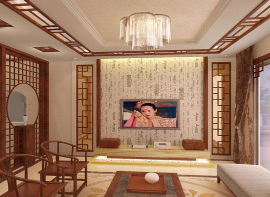 硅藻泥中式背景墻裝修風格，擁有自己獨特的藝術之美（圖）_2