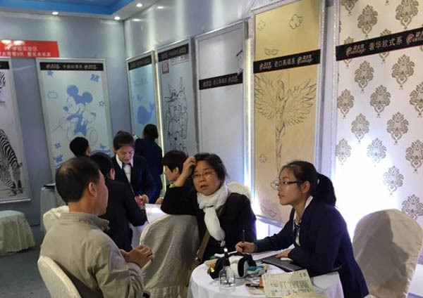 西安家博會(huì)蒙太奇硅藻泥品牌完美綻放光芒（圖）_5