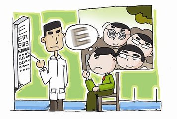 眼科專家支招：如何預防假性近視發(fā)展成真性近視（圖）_1