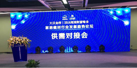 藍(lán)天豚硅藻泥出席2016湖湘財(cái)富峰會(huì)（圖）_1