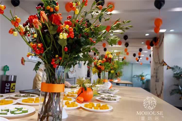 墨飾居為ifs設(shè)計(jì)的萬(wàn)圣節(jié)鮮花會(huì)場(chǎng)（圖）_4