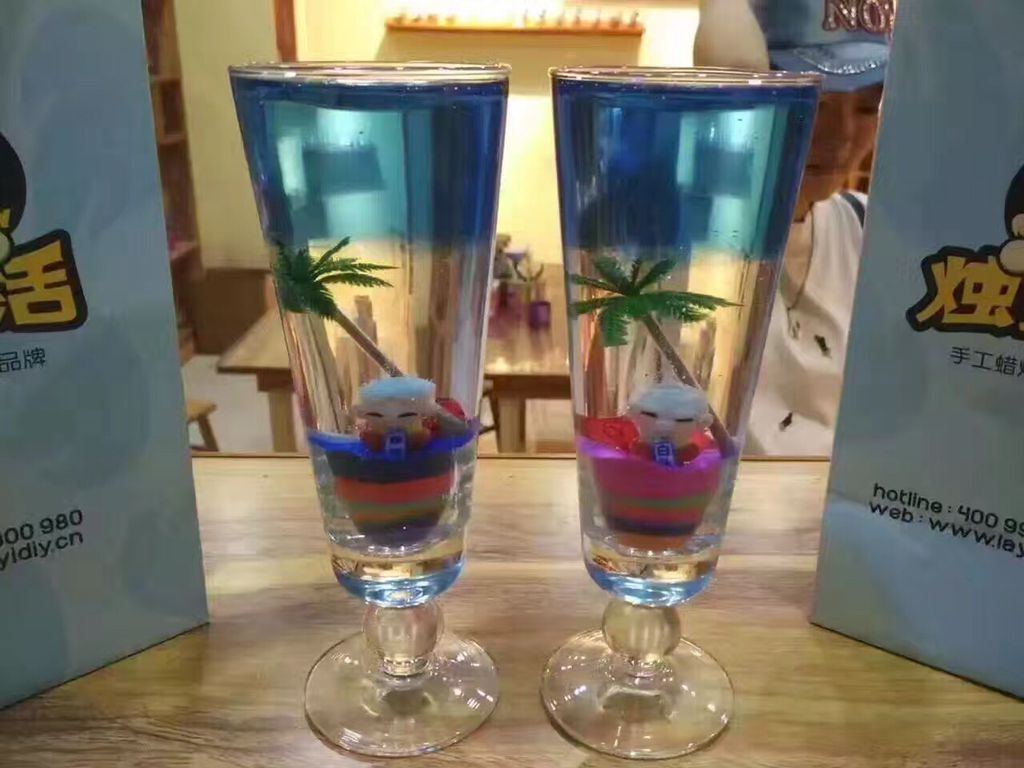 分享韓店長(zhǎng)創(chuàng)意手工店顧客的自制蠟燭DIY產(chǎn)品（圖）_1