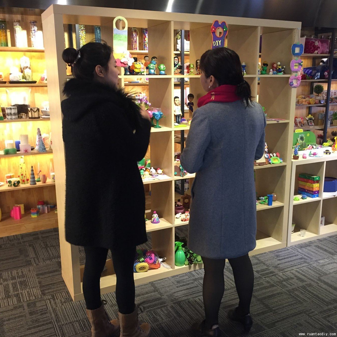 段女士成功加盟趣味兒童陶藝手工陶指藝（圖）_1