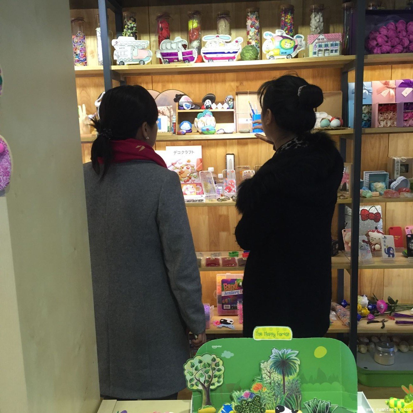 段女士成功加盟趣味兒童陶藝手工陶指藝（圖）_2