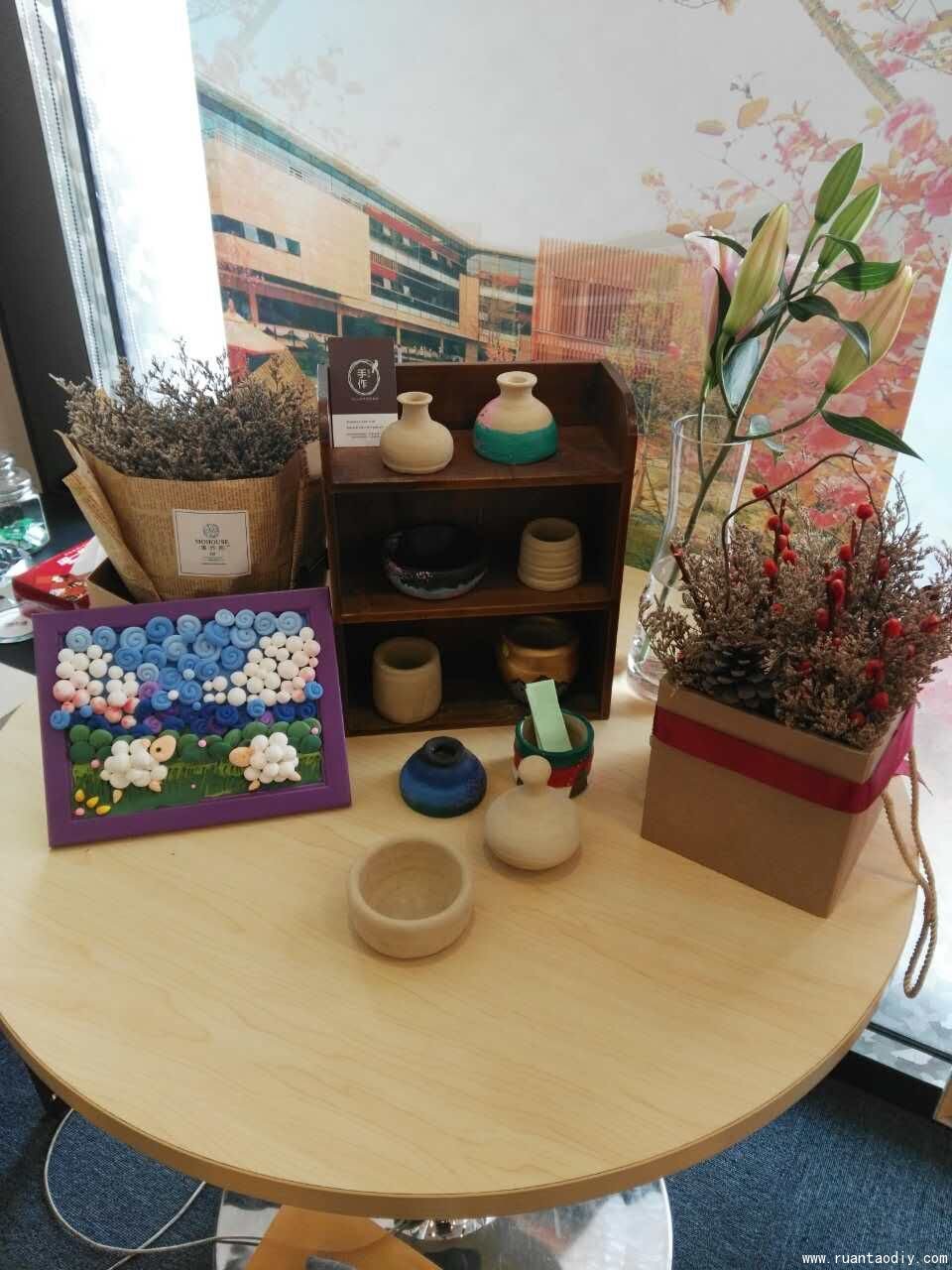 我形我塑創(chuàng)意彩陶DIY渠道學陶藝活動分享（圖）_2