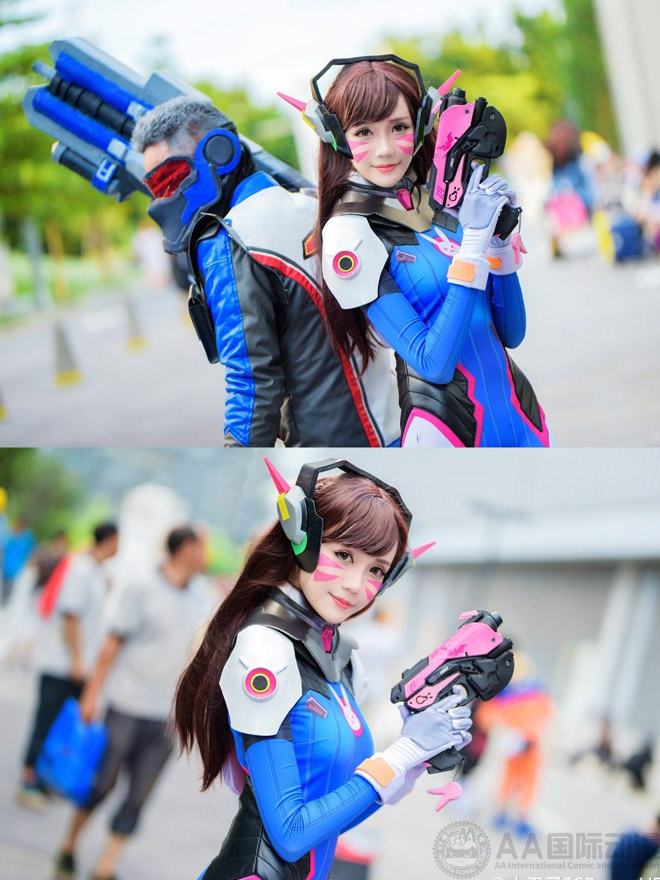 AA國際動(dòng)漫：守望先鋒最美英雄D.VA cosplay賞析_2