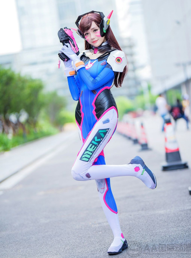 AA國際動(dòng)漫：守望先鋒最美英雄D.VA cosplay賞析_4