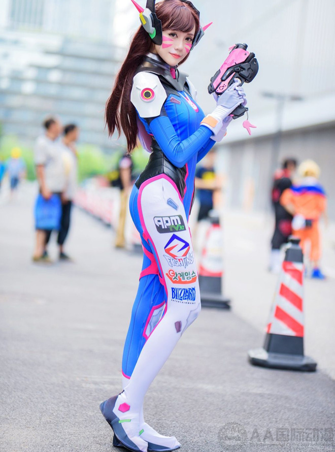 AA國際動(dòng)漫：守望先鋒最美英雄D.VA cosplay賞析_5