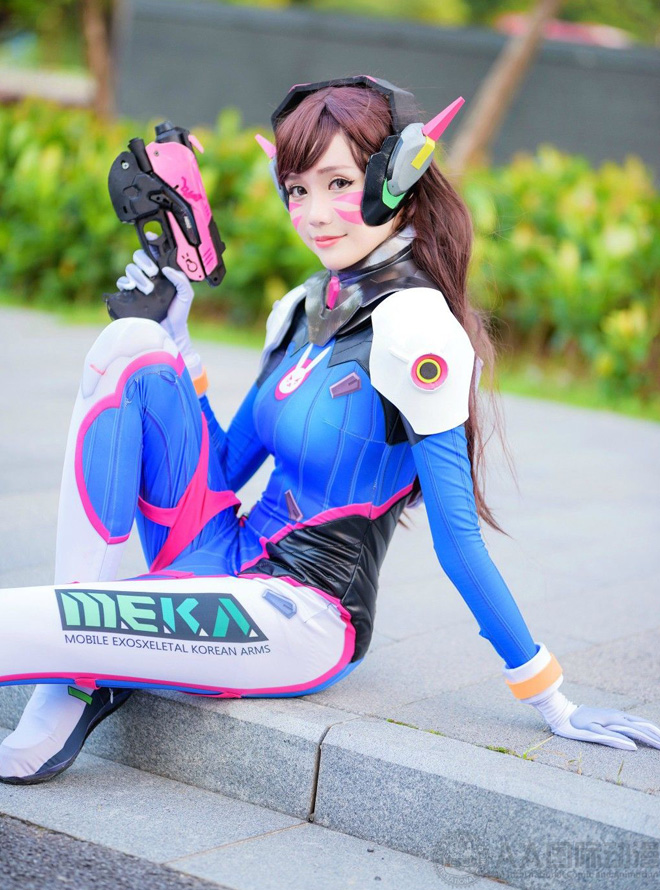 AA國際動(dòng)漫：守望先鋒最美英雄D.VA cosplay賞析_6