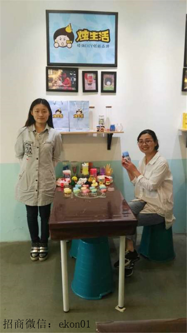 學(xué)習(xí)DIY蠟燭制作方法的張店長(zhǎng)成果分享（圖）_2