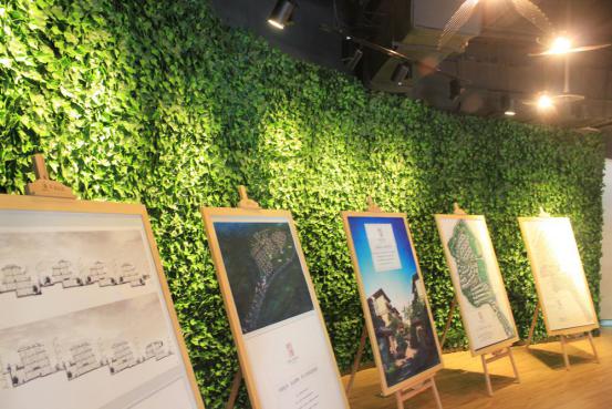 廣州仿真植物墻 明筑變身霧霾天的“空氣凈化器”_2