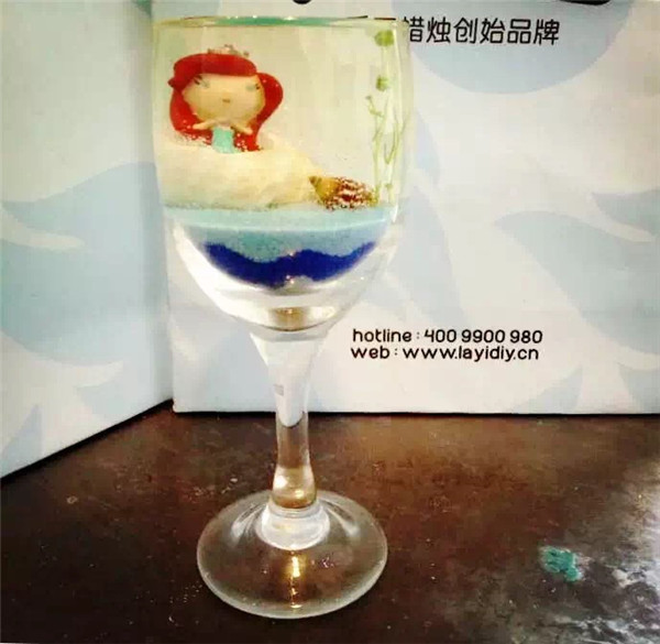 人魚公主的故事果凍手工蠟燭（圖）_1