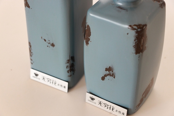 漂亮，無窮花水性玻璃烤漆配上水性脫落漆（圖）_3