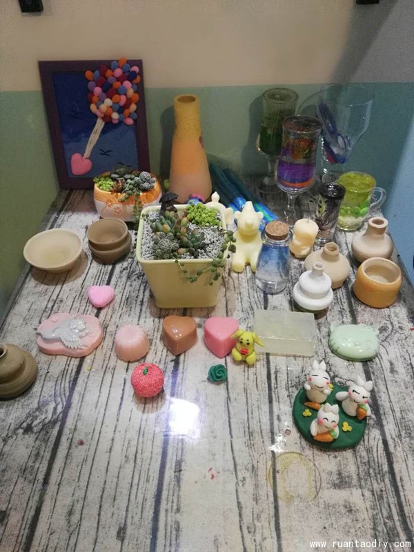 段女士總部培訓陶指藝創(chuàng)意手工結束（圖）_1