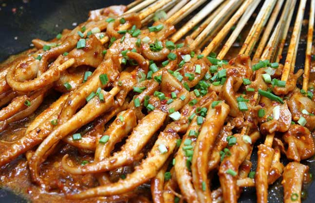 鐵板魷魚怎么做，鐵板魷魚培訓(xùn)（圖）_1