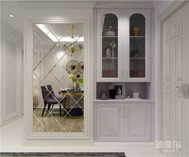 簡歐風(fēng)格三室兩廳裝修案例 全屋定制來德維爾商城（圖）_2