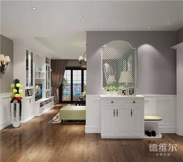 2017必火的8款玄關(guān)柜設(shè)計 德維爾商城定做家具（圖）_1