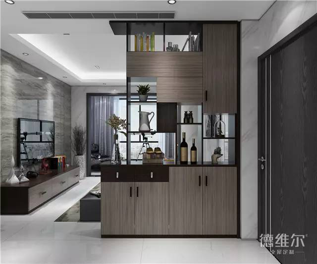 2017必火的8款玄關(guān)柜設(shè)計 德維爾商城定做家具（圖）_4