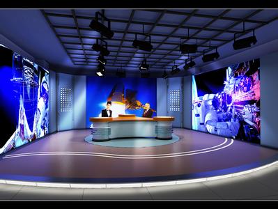 山東演播室裝修-泰陽天佑聲光科技有限公司_1