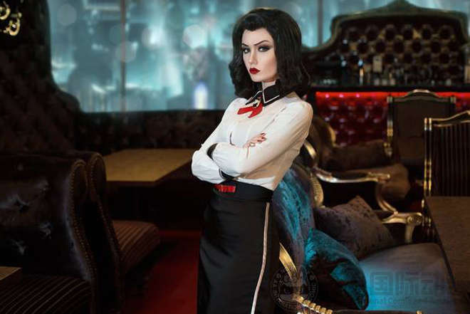 《生化奇兵》cosplay 神還原伊麗莎白_5