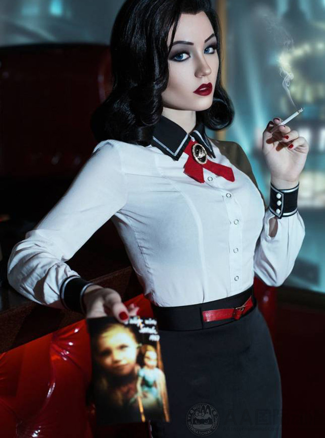 《生化奇兵》cosplay 神還原伊麗莎白_8