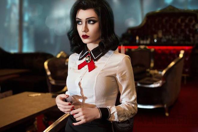 《生化奇兵》cosplay 神還原伊麗莎白_1