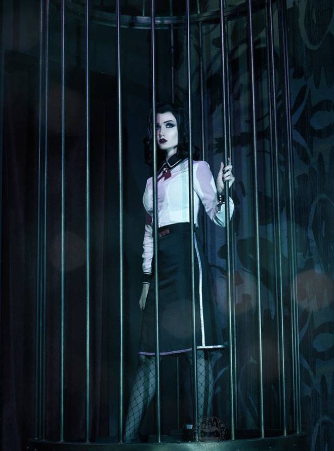 《生化奇兵》cosplay 神還原伊麗莎白_9