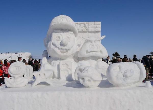 AA國際動漫：日本札幌冰雪節(jié) 大量動漫雪雕引人注目_11