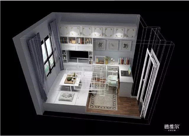 德維爾商城獨(dú)家揭秘！定制家具小戶型神器（圖）_4