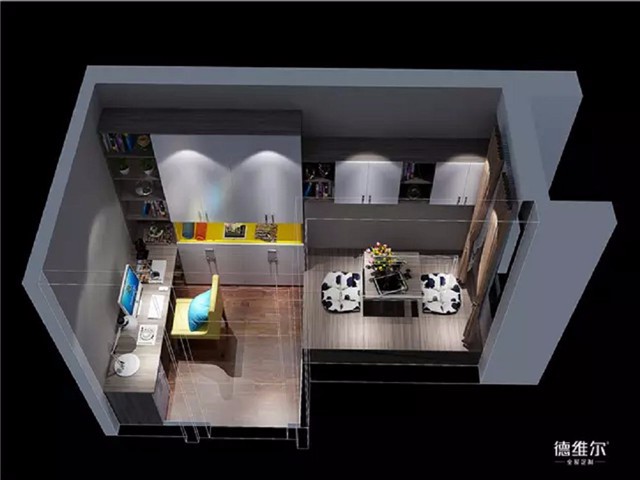 德維爾商城獨(dú)家揭秘！定制家具小戶型神器（圖）_7