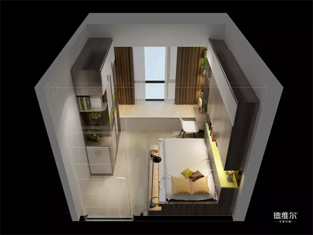 2017經(jīng)典臥室裝修案例 德維爾商城定制家具（圖）_1